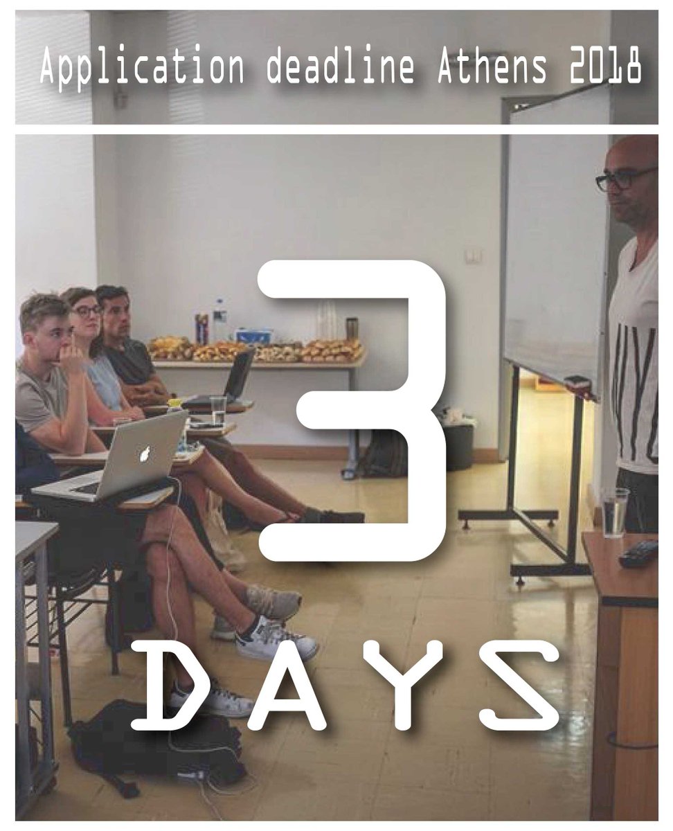 caravansjournal's tweet photo. The final countdown has begun!
There are 3 days left to apply for our journey to Athens.

Will you join us? Apply now: https://t.co/1Zek5NbpwU 
#thecaravansjournal #photography #journalism #storytelling #Athens #trainingevent #europe #international   #reporting https://t.co/2mKCrYNod6