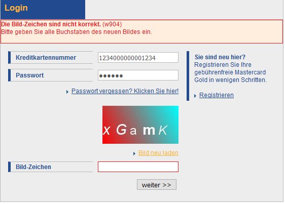finanzblick's tweet photo. @babadook007 Hi, ja Captcha finden wir auch nervig, wird von der Advanzia Bank jedoch noch genutzt. Wenn das Feld leer gelassen wird, kommt ein Fehler. https://t.co/jt3hWMoTrB