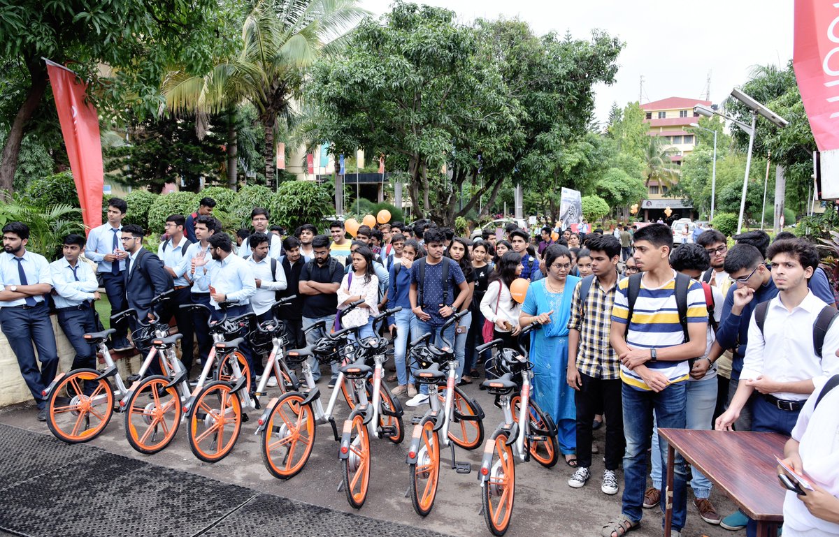 MITWPUOfficial's tweet photo. Thank you for joining us at The Mobike launch this morning at MITWPU Kothrud campus with Mr. Rahul V. Karad
Executive President, MIT World Peace University https://t.co/ZxkvbpmCkD