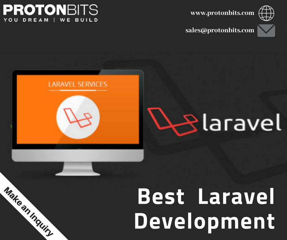 ProtonBitsSoft's tweet image. ProtonBits is a Best Laravel Website Development Company based in India and USA. ProtonBits a have a highly experienced Laravel Developers.
visit at bit.ly/2zGV9ii and Make an inquiry today at sales@protonbits.com
#LaravelWebsiteDevelopment #LaravelWebsiteDeveloper