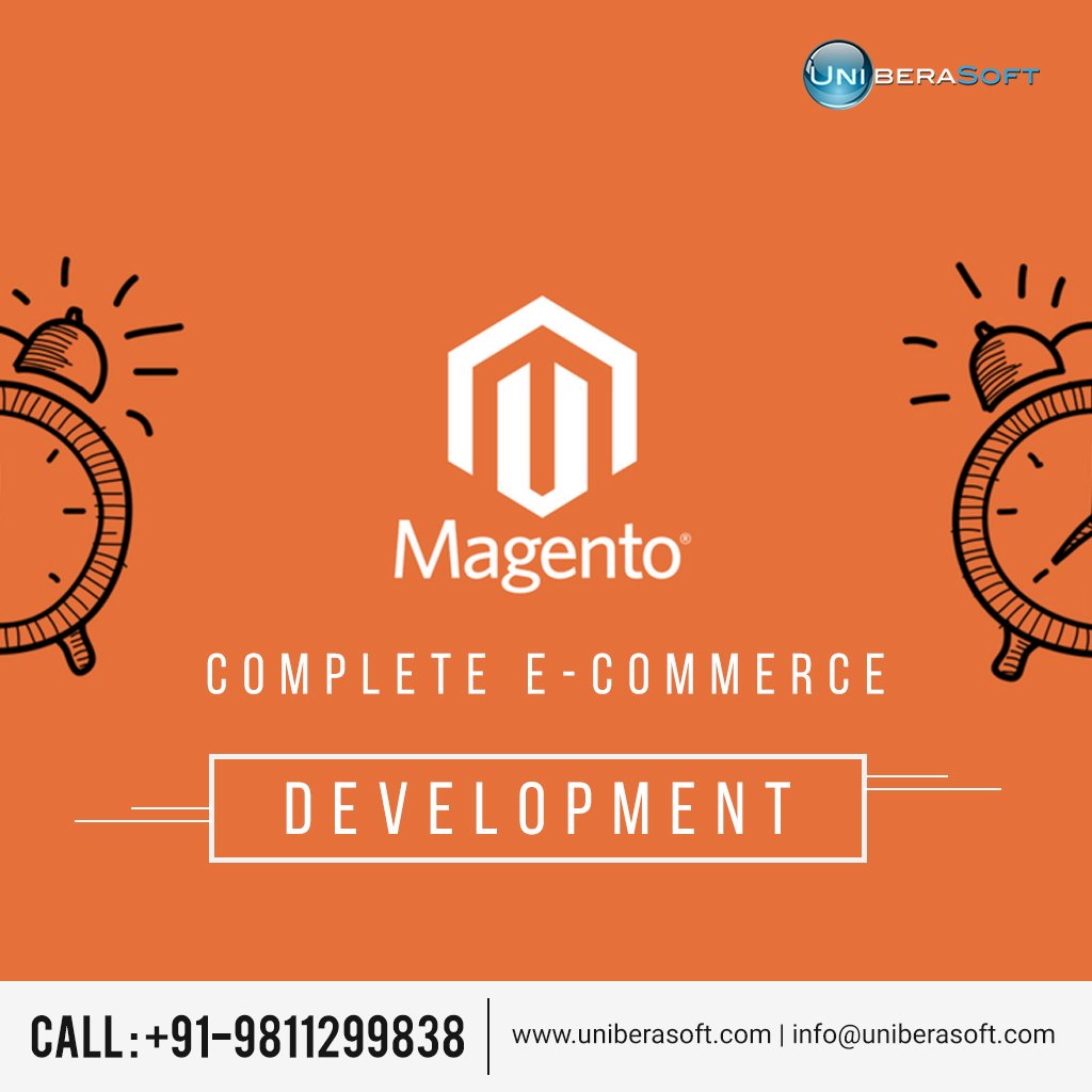 Unibera_Soft's tweet photo. @UniberaSoft is the Magento Development company in India. The development team is well experienced &amp; has very keen observation skills for developing E-Commerce based applications. Visit our website https://t.co/K745Griv1S | Email us: info@uniberasoft.com | Call us: 1800-120-2006 https://t.co/tX8Zsf9xMV