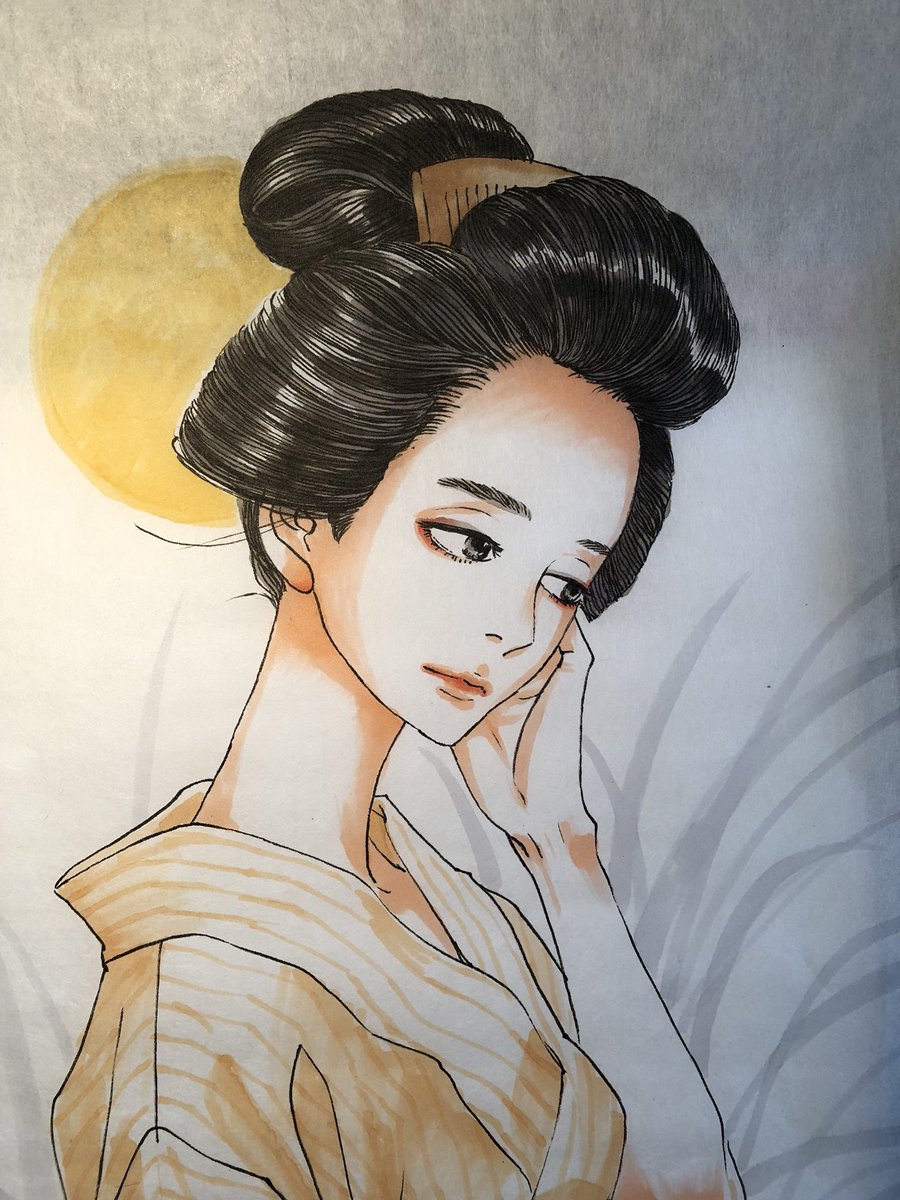 「鎌倉の鶴岡八幡宮で開催するぼんぼり祭り、今年も安野モヨコ描き下ろしのぼんぼり絵が」|安野モヨコのイラスト