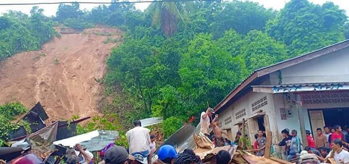 Three state (Kayin, Mon, Pegu) in Myanmar occur heavy rain, flood, land slide. Many people felt natural disaster and at least 5 people killed.