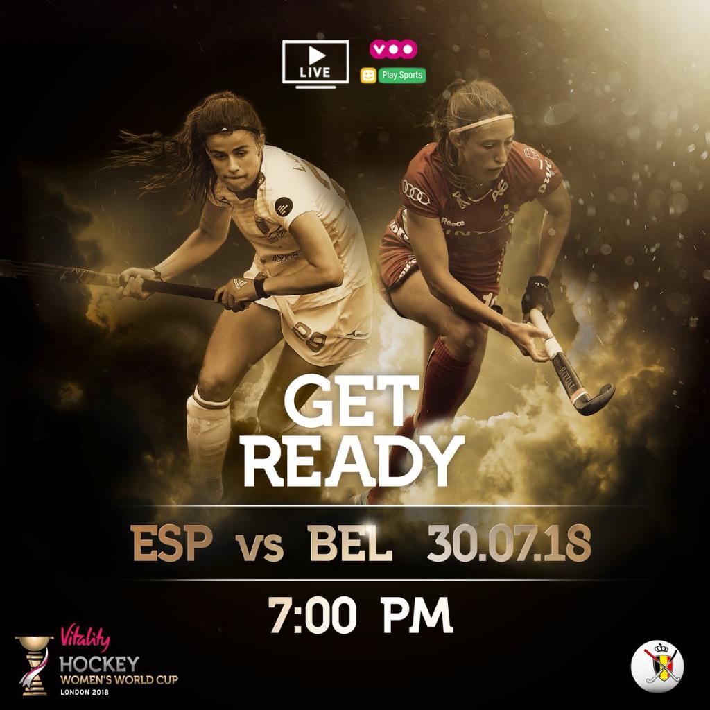 Good luck ! RT @BELRedPanthers 🇧🇪 Are you ready? Tonight we play against Spain to reach the quarter-finals of the World Cup! We need your support! Follow/watch us! 🇧🇪
📺 Play Sports 
📺 VOOsport
💻 live tweet here!

#PantherTime #hockeybe #hockey #sport #Belgium #women