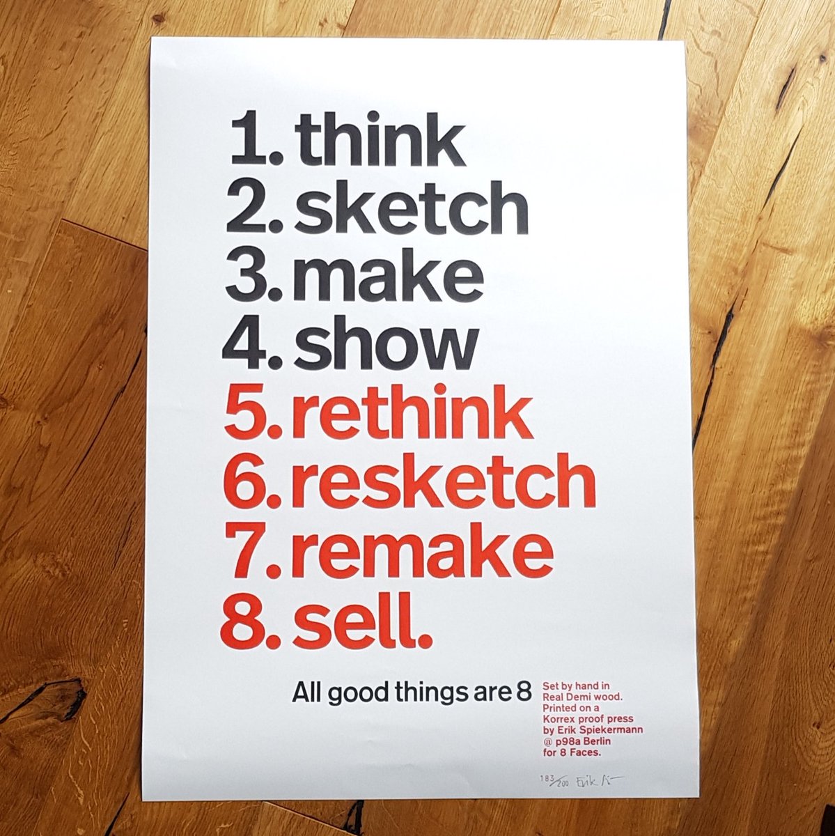 monicams's tweet image. Arrived! Beautiful poster! (Now thinking of a proper frame...) @8faces - @elliotjaystocks