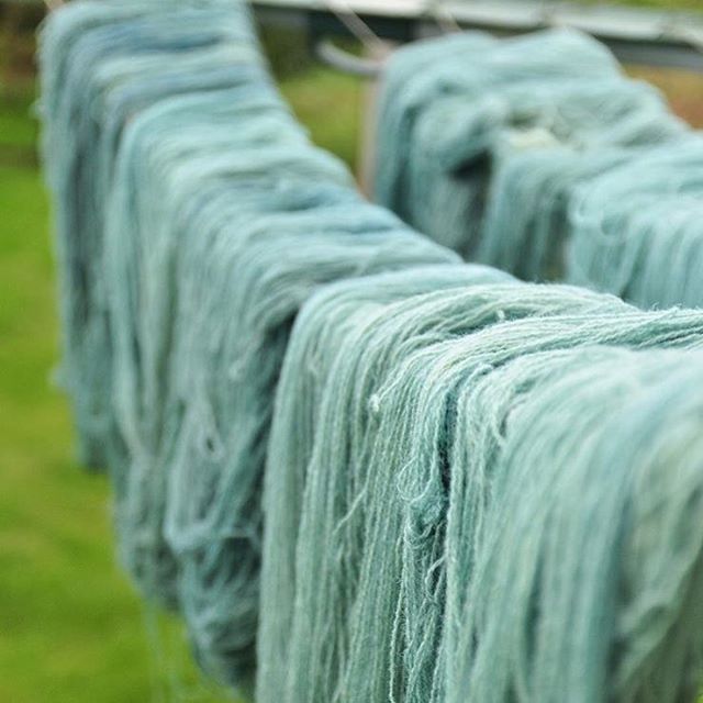 This color is everything! Wool yarn dyed with woad (lat. Isatis Tinctoria) 💙 Visit Etsy seller <a href="/forests/">forests</a>.and.meadows for more! #etsy #etsyhandmade #naturaldye ift.tt/2LSTCLb