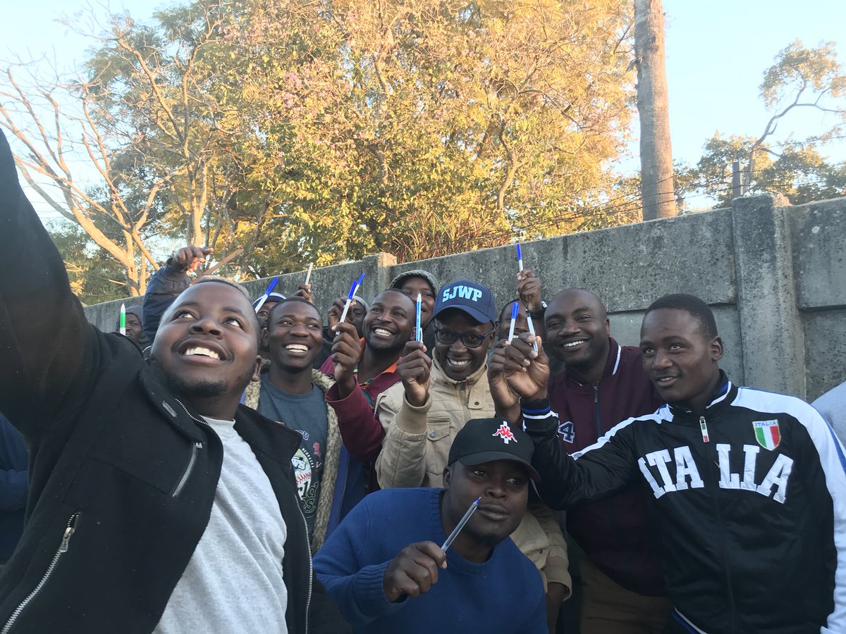 My Zimbabwean Family are fulfilling their duty throughout the country. 
Let us celebrate Zimbabwean democracy. Get out and vote my people!
#ZimDecides2018 #ZimElections2018 #LetsGoVoteZW