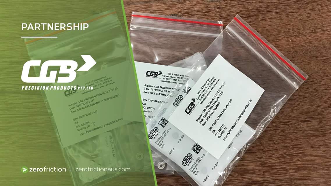 We have just received a delivery from CGB Precision Products Pty Ltd! Thank you for support and providing high quality industry leading bearings!
#ZeroLimits #RoadToSingapore #F1SWF