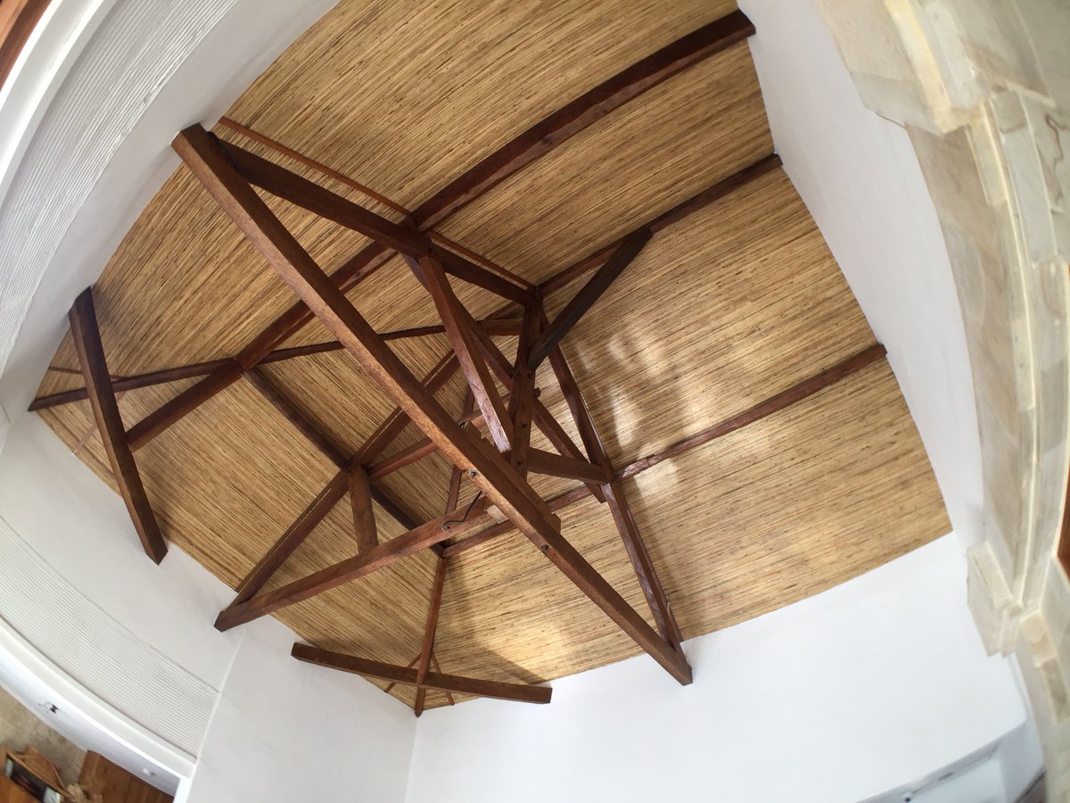 Here is a great #renovationidea opening up a standard house #roof, remove the #ceiling, sand and varnish the #roofframe, install #roofinsulation and lining and we have a low cost #cathedralceiling