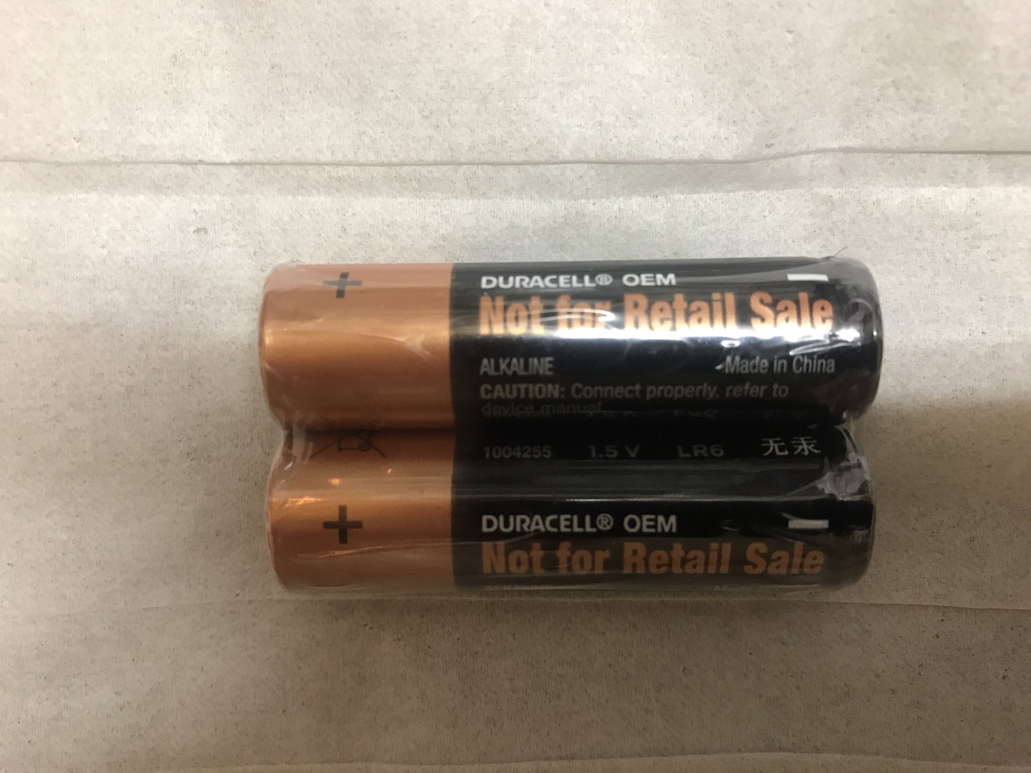 X DURACELL OEM Not for Retail Sale https t JrltFUbrgw X