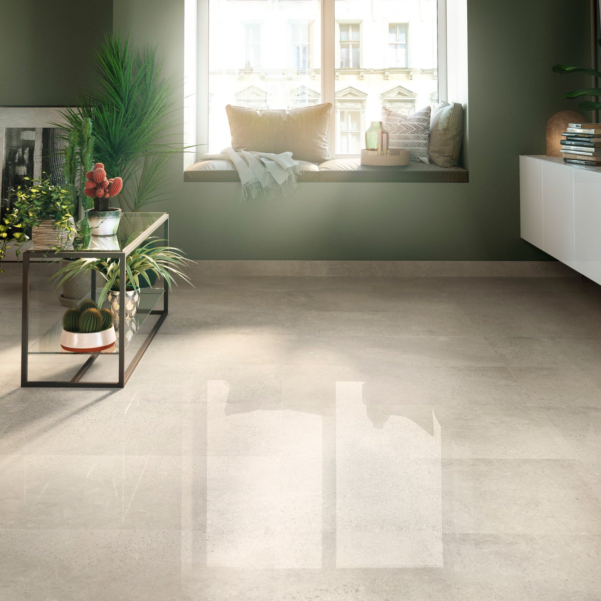 ES TIEMPO DE RELAX | Oda a todos aquellos que buscan su remanso de paz desde la ciudad en estas calurosas tardes... Pisos que respiran frescura y verano gracias a nuestros productos. 
📷: Discovery Bone versión lapatto.

#colorkergroup #colorker #timetoinspire