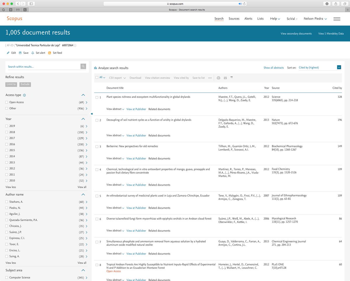 nopiedra's tweet photo. Lunes de Julio, @UTPL pasó los 1000 artículos indexados en @Scopus. 
Y al final uno aprende que "imposible" suele ser un término relativo. 

cc @JoseBarbosaC @JP_SuarezChacon @LMromerof @EduSuperiorEc 
#Loja #Ecuador https://t.co/RQdU2xwd1V