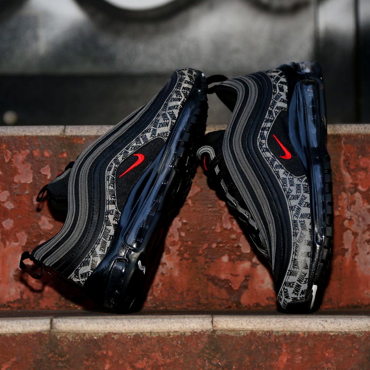 air max 97 reflective black and red