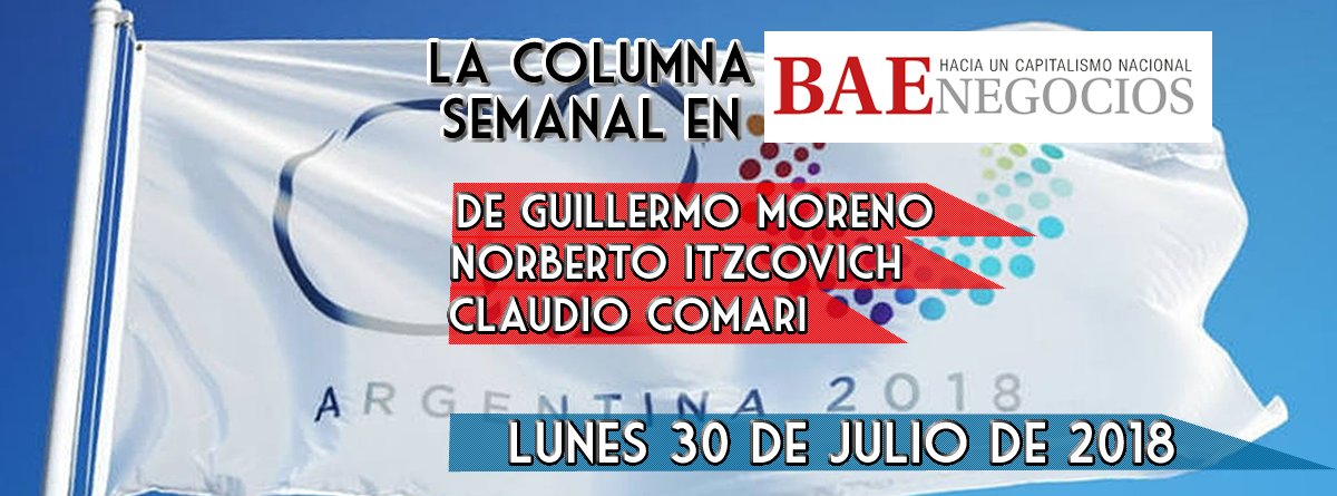 NKGenIntermedia's tweet photo. "Seras lo que debas ser" Titulo de la columna en BAE Negocios de Guillermo Moreno, Claudio Comari y Norberto Itzcovitch. El experimento económico del oficialismo no hizo más que profundizar los problemas y crear nuevos. Les invitamos a leerla en el enlace: https://t.co/crm1ngljX0 https://t.co/C2EgxKMZMD