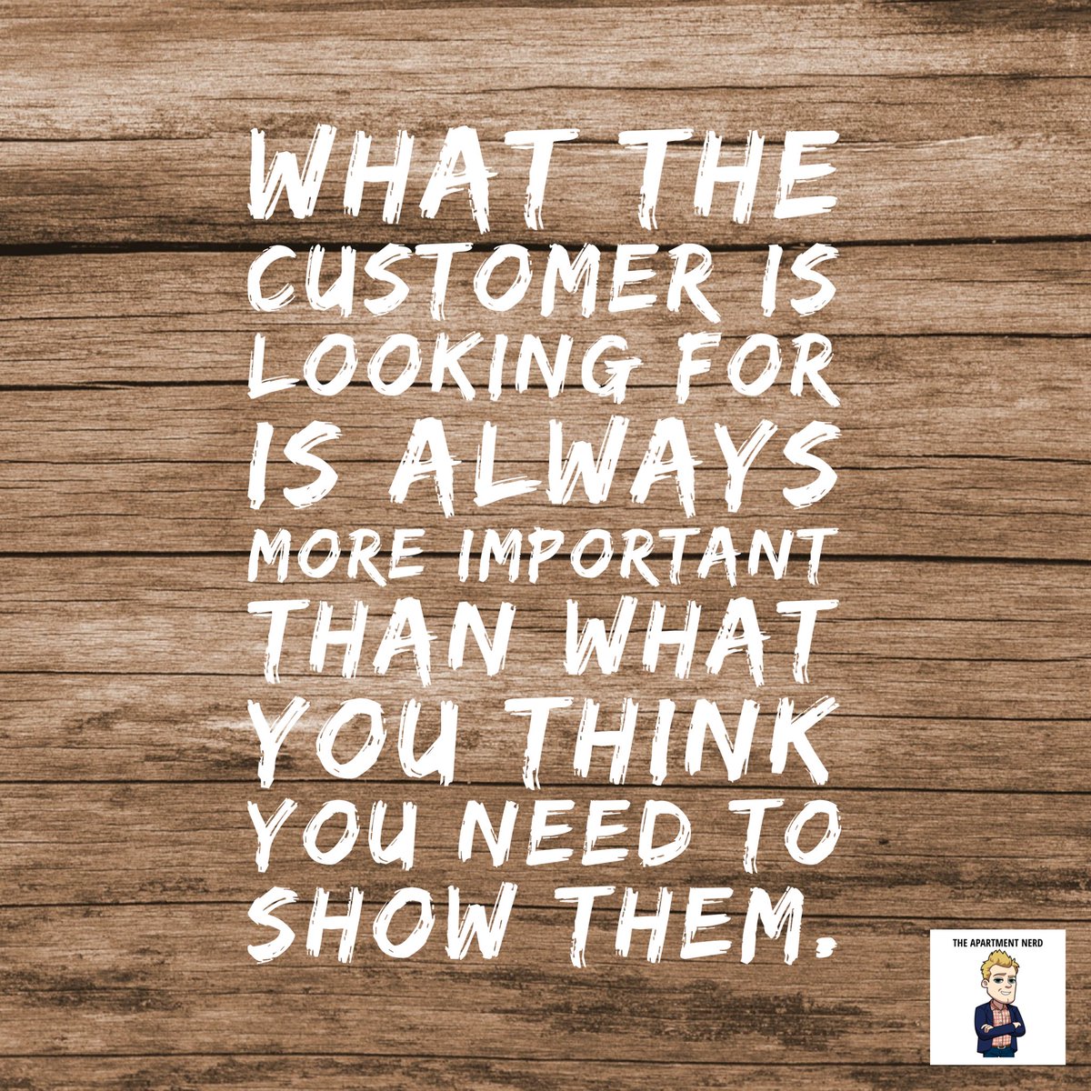 theaptnerd's tweet image. It’s not about what you have to offer, it’s about how they plan to make a decision. #LeasingShow anchor.fm/the-apartment-…