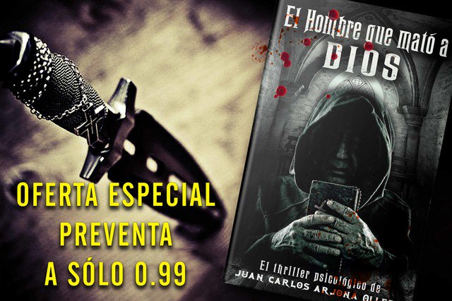 ¡#PROMOCIÓN a solo 0.99! 🔝💯

Engaños, simbolismo, #religión y #misterio se conjugan de forma perfecta en uno de los #thrillers más audaces de la última década. 
Reserva y paga en julio 📚➡️ goo.gl/fFpD3N  

<a href="/Amosdeltiempo1/">Juan Carlos Arjona Ollero</a>

#amazon #kindle #suspense