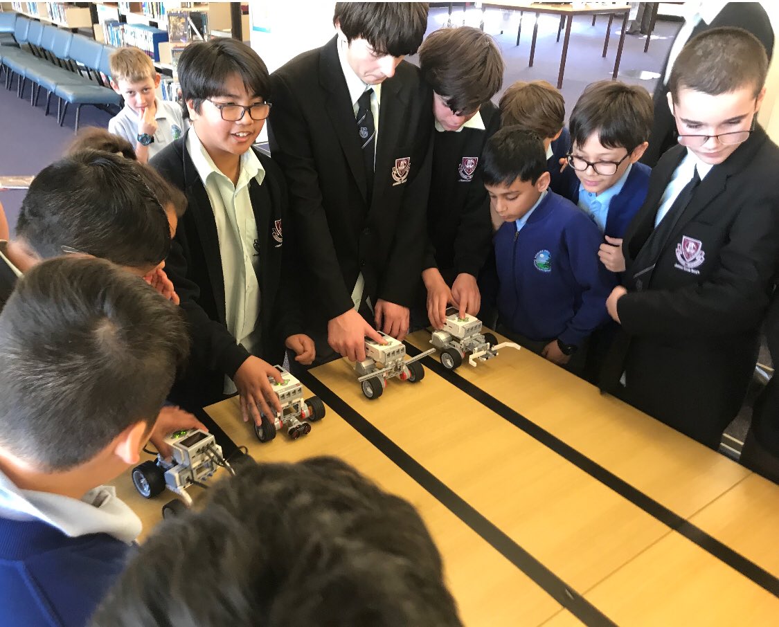 Thanks to all the students from <a href="/RockdalePS/">Rockdale PS</a> who visited JCBTHS today to participate in our <a href="/Bayside_CoS/">Bayside CoS</a> Robotics program