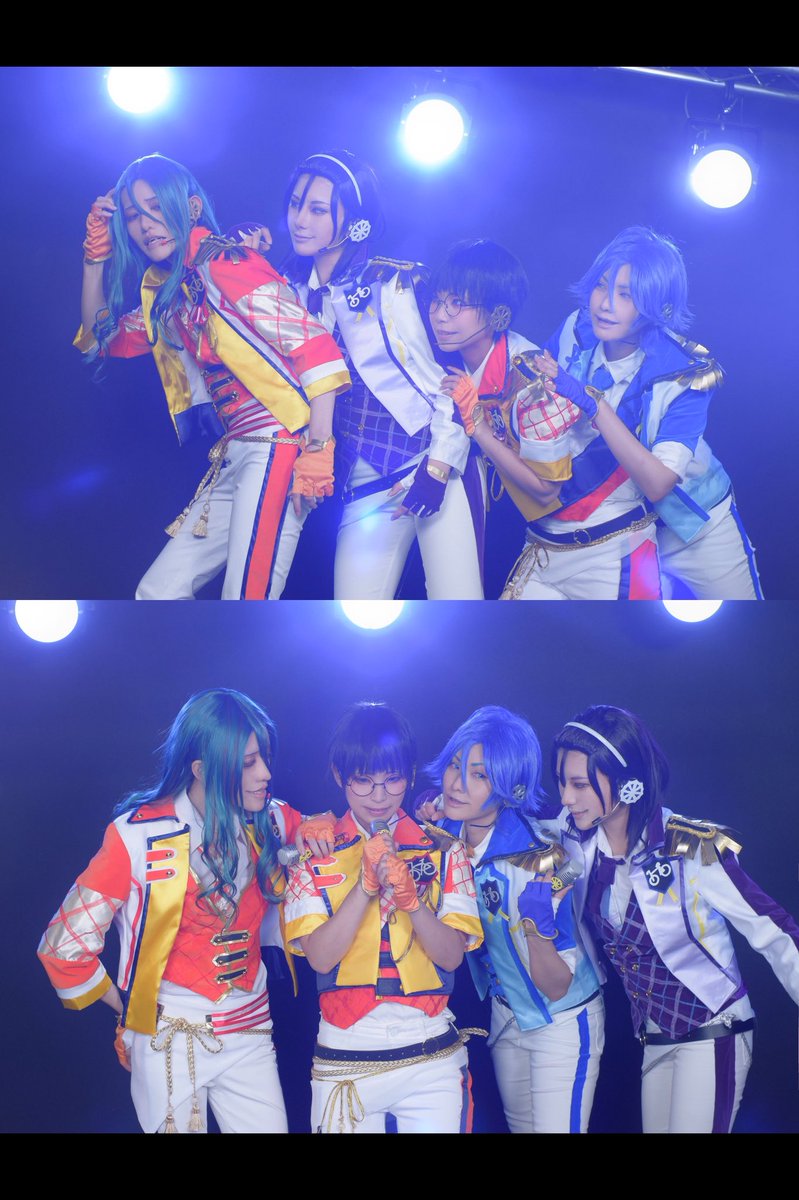 巴くずこ コスプレ 弱虫ペダル あんさんぶるスターズ コラボ アイドル衣装 小野田坂道 のきく 巻島裕介 駕月昂 東堂尽八 ぴみこ 真波山岳 くずこ Yowamushi Pedal Ensemble Stars Collaboration Photo 皇戦 T Co Qnwxkzywfr