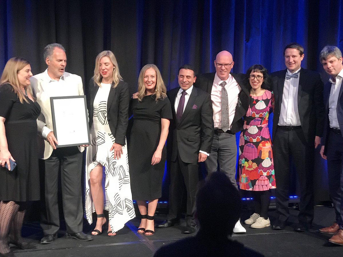 MYOB's tweet photo. Tonight we were very proud to be recognised as A&amp;NZ’s 8th Most Innovative Company at the AFR #Innovative18 Awards, in recognition of our work on MYOB Advisor, a unique artificial intelligence enabled tool designed to revolutionise the way accountants advise their clients. https://t.co/zAncrDDpZZ