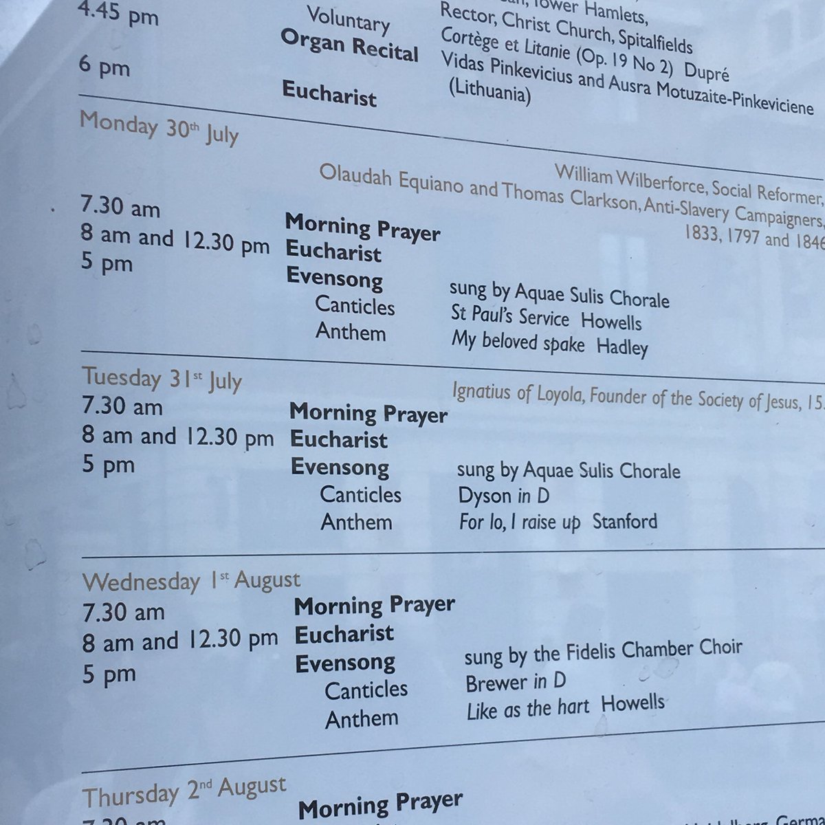 BAMS (@bamussoc) on Twitter photo Just checking the music list <a href="/StPaulsLondon/">St Paul's Cathedral</a> where <a href="/shean_bowers/">Shean Bowers</a> is conducting the Aquae Sulis Chorale today! #ontour Just checking the music list <a href="/StPaulsLondon/">St Paul's Cathedral</a> where <a href="/shean_bowers/">Shean Bowers</a> is conducting the Aquae Sulis Chorale today! #ontour
