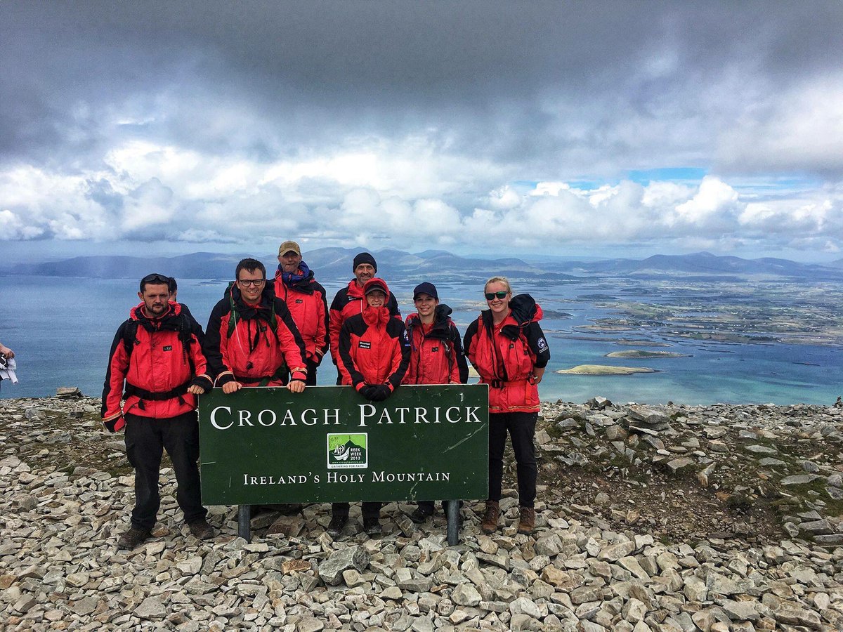 CalderValleySRT's tweet photo. Huge thanks to #MayoMRT @DWMRT and fellow @Mtn_Rescue_IE Teams for the warm welcome and hospitality for the @CalderValleySRT Trainees during this weekend for #ReekSunday at #CroughPatrick https://t.co/3JQfV8JS2T https://t.co/By6oRVoNOZ