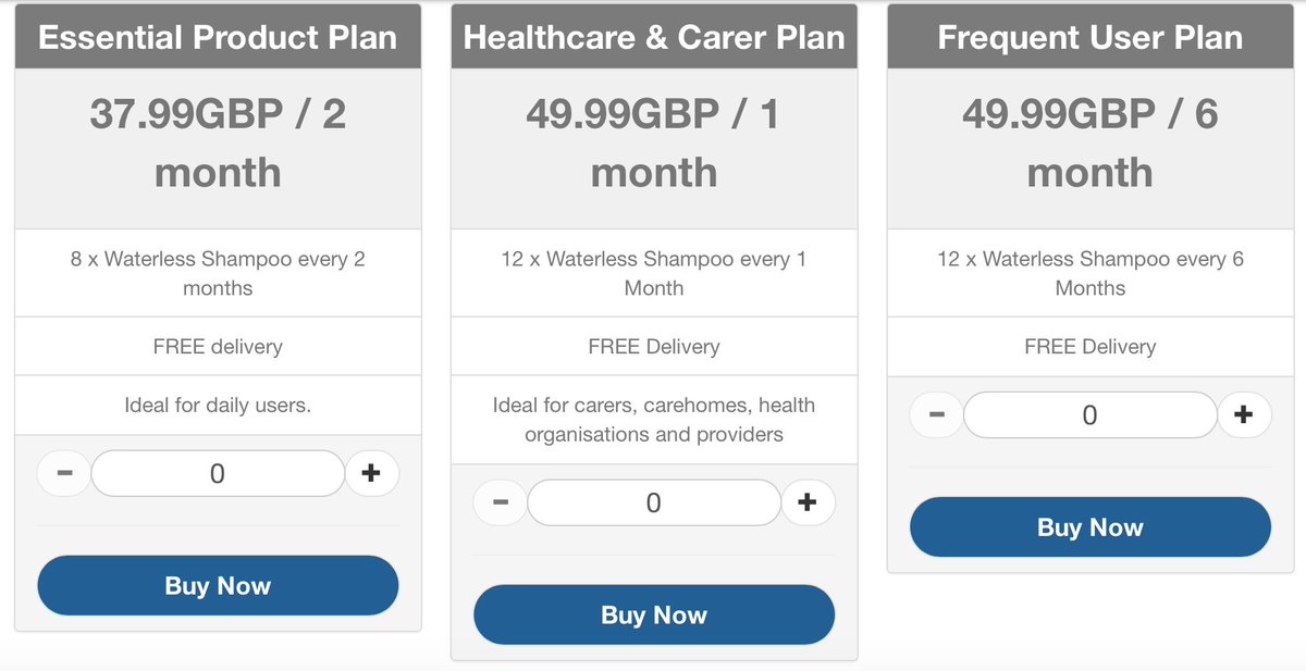 DignityLc's tweet photo. Due to customer demand. Our Waterless Shampoo can now be ordered on one of our subscription plans. We have a range of plans suitable for everyday users, #carers, #healthcare providers and frequent users. Find out more at https://t.co/gC34gHWiso https://t.co/UB7WRRjpot
