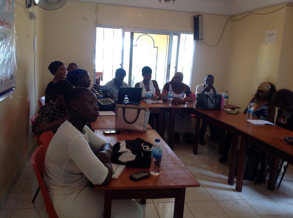 c_sarjo's tweet photo. Stakeholder consultative meeting organized by Women Journalists Association with support from the International Republican Institution @JoofMS LmnJahateh @D_Kandeh# Gambiapressunion #womenjournalistgambia#FoE repeal laws that hinders our rights to freedom of expression https://t.co/azYAQxwclR