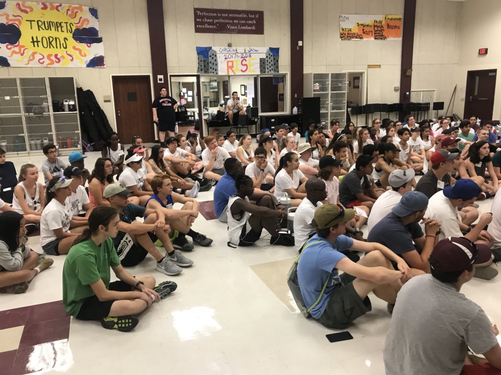 CCWildcatBand's tweet photo. FIRST DAY OF SUMMER BAND! #WCLTS #let’sgetgood! https://t.co/Dzm8y7BwYm