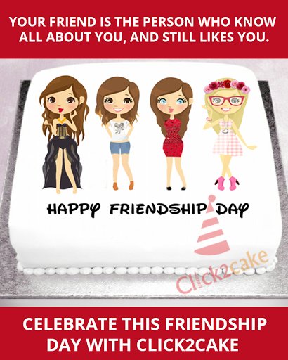 Click2Cake's tweet image. Celebrate this friendship day with Click2Cake
#Click2cake #friendship day