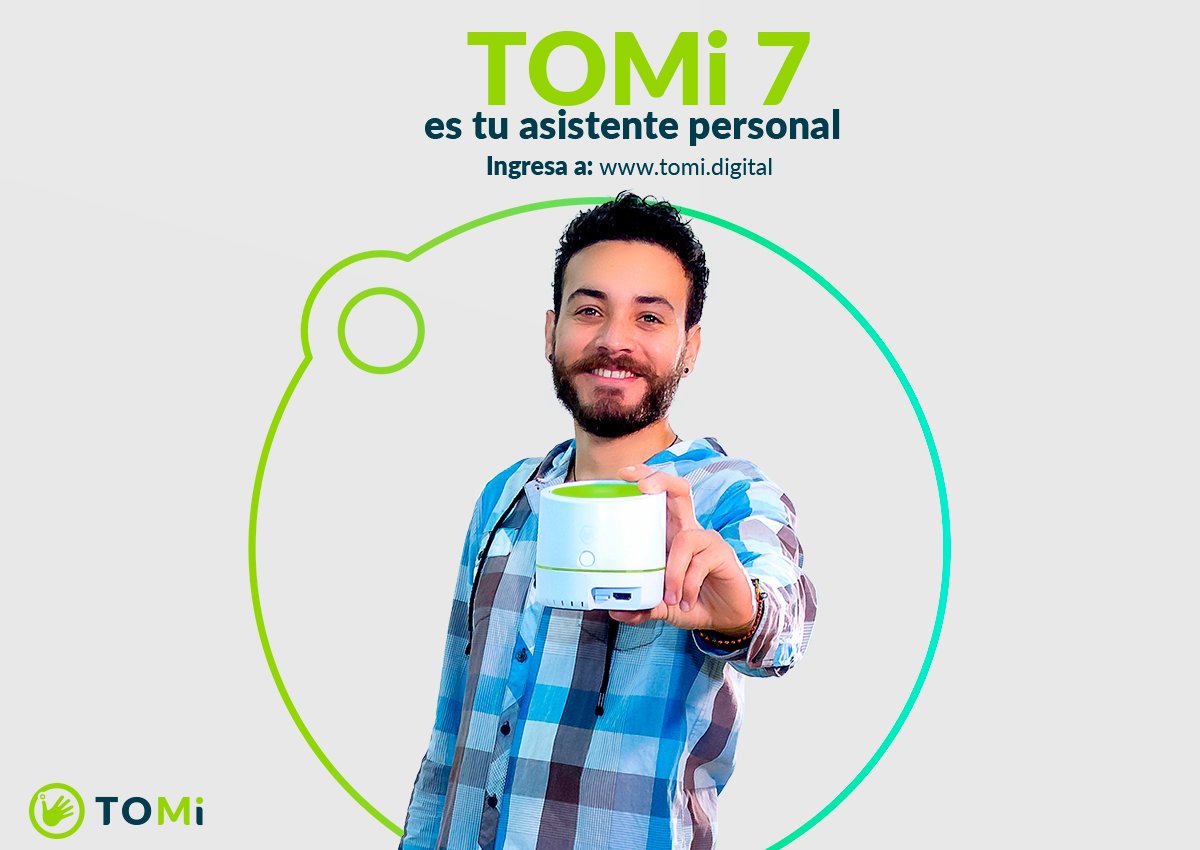 #TOMi7, es tu asistente personal. Es tecnología creada para apoyar todas las funciones del maestro, y de paso hacerle la vida más fácil.
Conoce más en tomi.digital