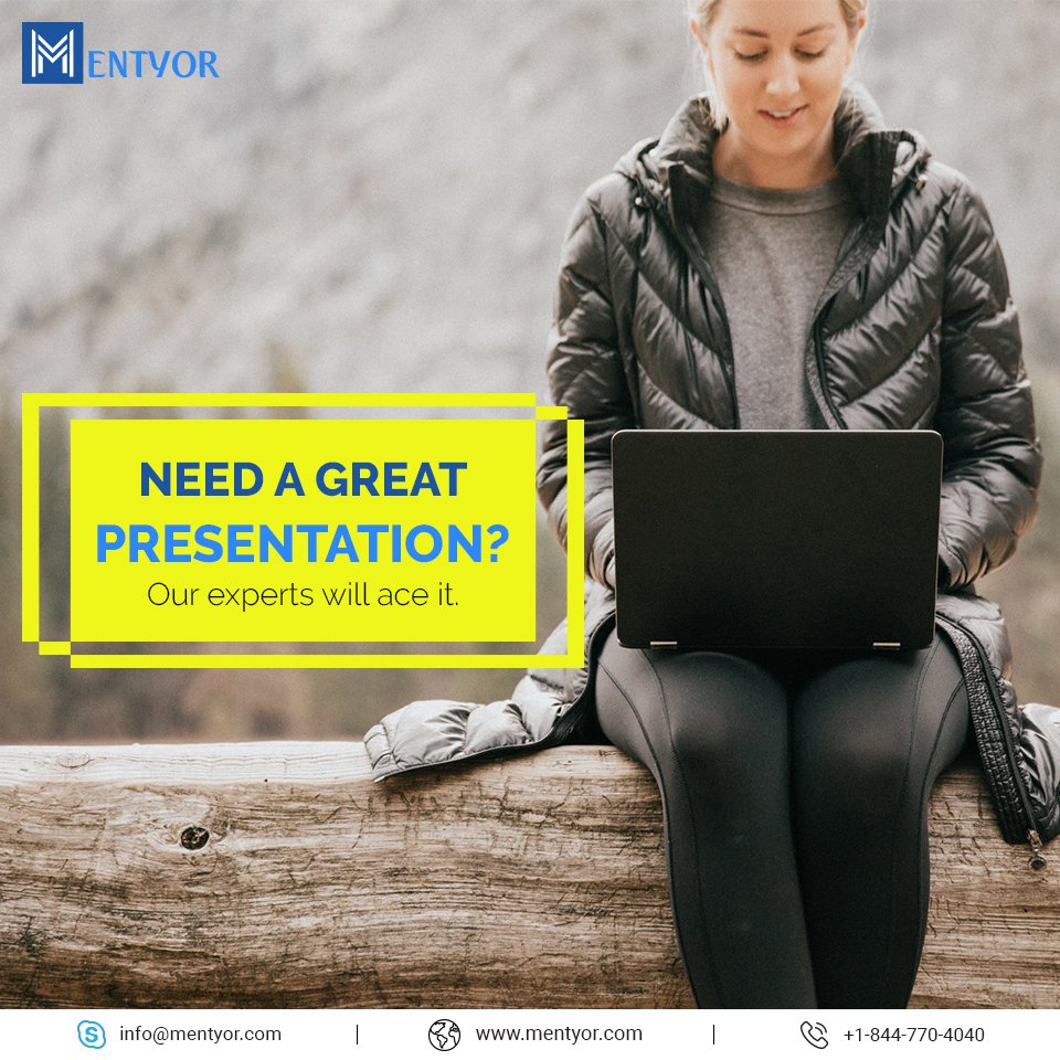 MentyorS's tweet photo. Can’t think of any idea for your academic presentation.
Don’t worry, we got you covered. At #Mentyor, we offer most affordable #PresentationHelp alongwith endless revisions and much more.
Visit: https://t.co/2JcnW11LMG
Call: +1-844-770-4040.
#PaperWriting #GuidanceDelivered. https://t.co/Nx9RNZDIAW