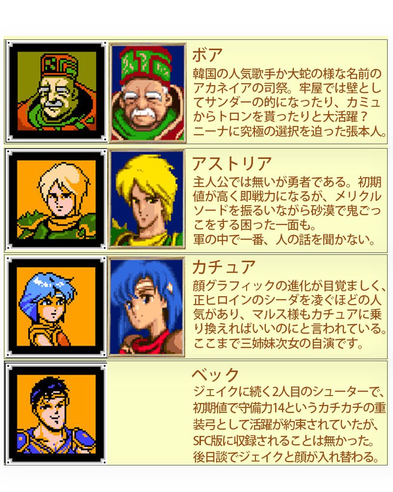 Fcからsfcへ ファイアーエムブレムの英雄たち Fcからsfcへ ファイアーエムブレムの英雄たち