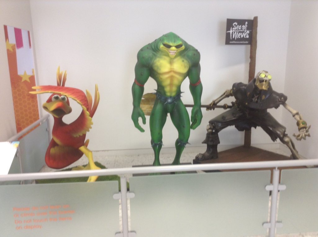 spur_creative's tweet photo. @RareLtd @The_Herbert really happy to see game characters we made for #Microsoft on display @The_Herbert #SeaOfThieves #Spurcreativeworkshop https://t.co/5Nr8uTx6SI