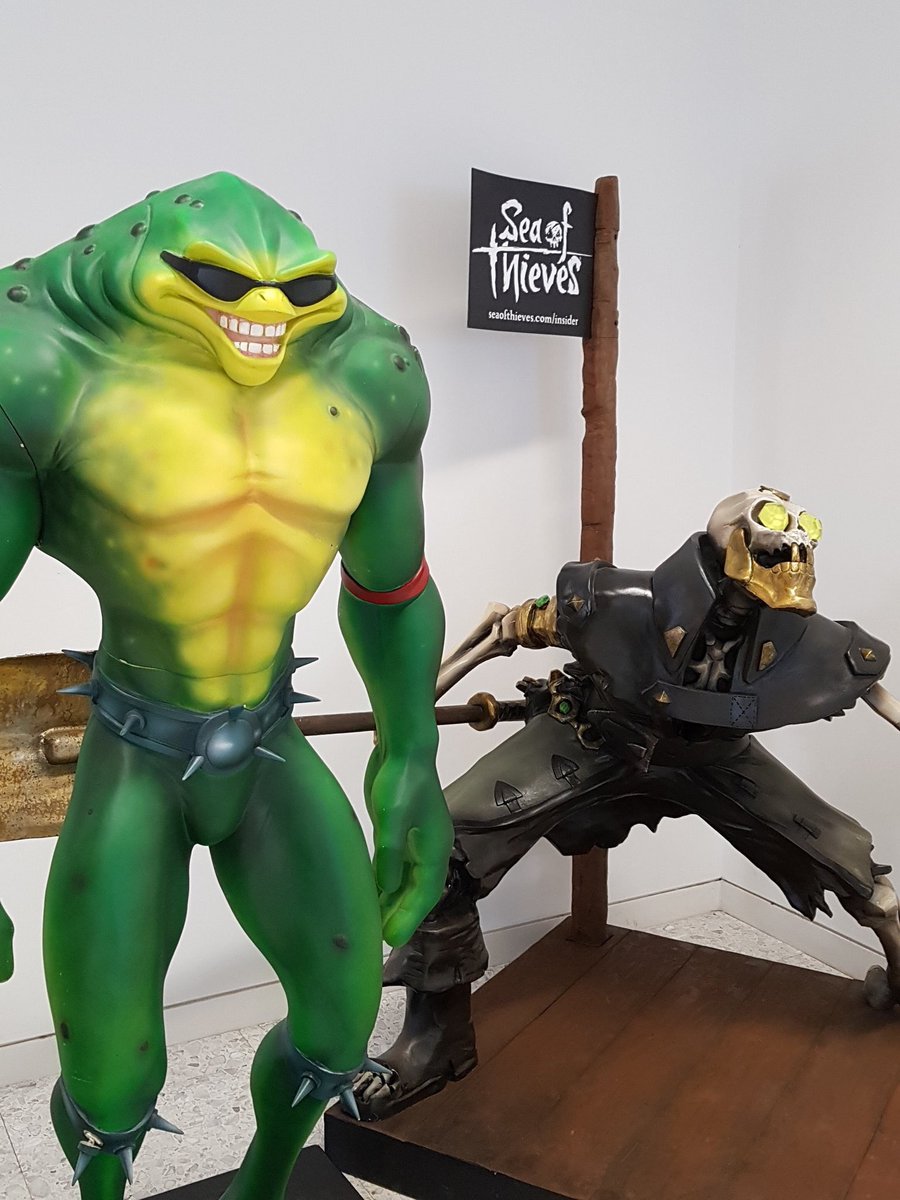 spur_creative's tweet photo. @RareLtd @The_Herbert really happy to see game characters we made for #Microsoft on display @The_Herbert #SeaOfThieves #Spurcreativeworkshop https://t.co/5Nr8uTx6SI