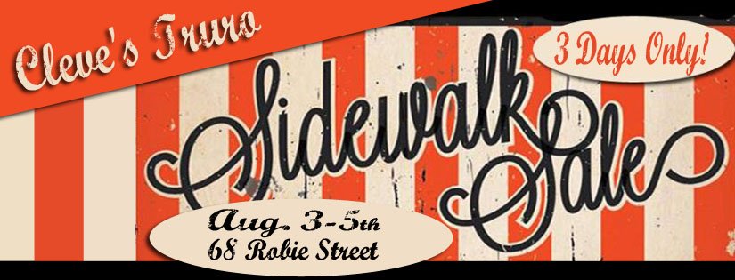 ClevesSFS's tweet photo. We’re having a #SidewalkSale Aug. 3 - 5th at Cleve’s in Truro, NS (68 Robie St.). **Clearance on Sports Apparel, Equipment &amp; Footwear** @ClevesTruro #SummerSale #August #longweekend 

Visit https://t.co/a8OawWFZKp for more details! https://t.co/SA55V9DLiF