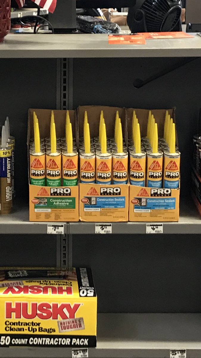 Franciscogrip's tweet photo. Hello everyone Sika is here @ HD980 Newark NJ come check us out. If you are in a hurry and need to pick up construction adhesive or sealant we have some right in front of register #1 come get it! https://t.co/G643MJVjM0