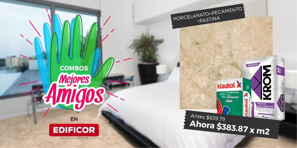 edificor's tweet photo. ‼ Últimos días de descuentos
Combos #MejoresAmigos en #Edificor 🤗🎉
🔸Porcelanato Alberdi 62x62, brillante, sin rectificar, modelo Slender
🔸Pegamento para porcelanato Krom x 30kg
🔸Pastina Klaukol Alta Performance color Marfil x 1kg
¡Llevalo ya! 🛒👇
https://t.co/lkDsllfyFH https://t.co/MdLjgnXd3C