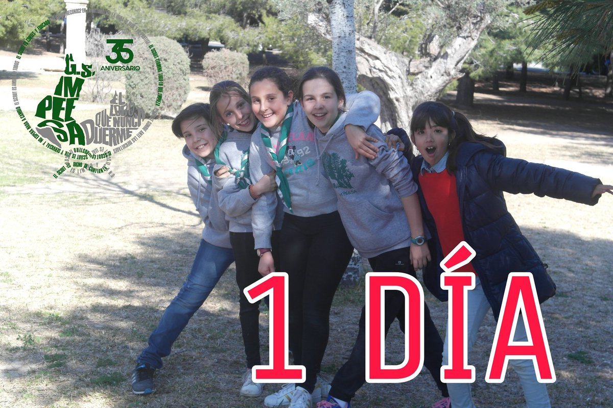 scoutsimpeesa's tweet photo. La cuenta atrás empieza, 24 horas para poner rumbo al Norte y empezar nuestra aventura en Galicia 🐺🔜🏕 #impeesarules #campamentoverano https://t.co/LVc2N97Sz8