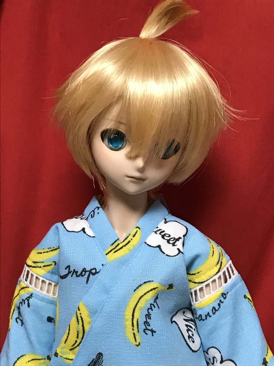 aratadoll's tweet photo. ヤフオクさんにバナナの甚平を出品しました。よかったらみてください。
#DDS鏡音レン #DDBOY #DDSBOY https://t.co/iGMkFMLexx
