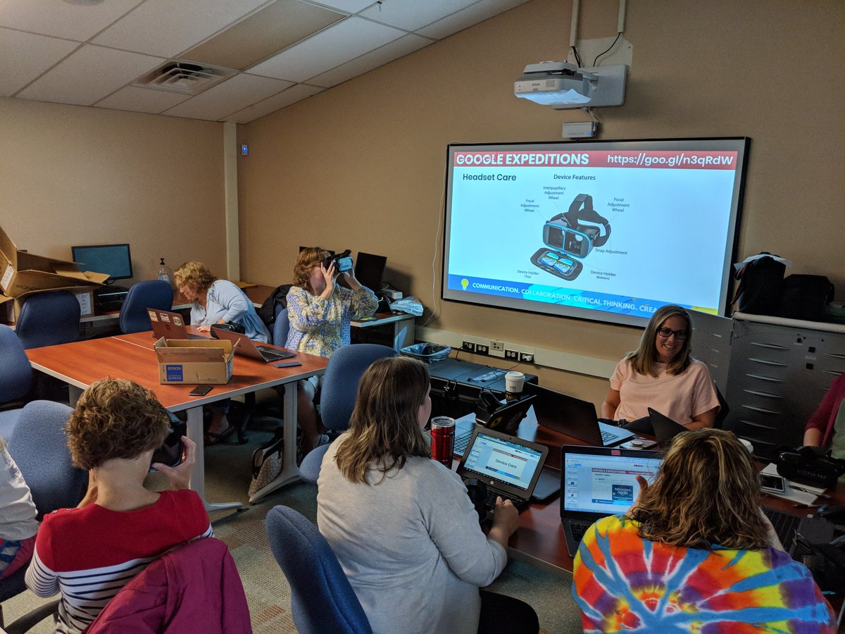 chadley06's tweet photo. More teachers learning about #googleexpeditions! TSC students will get to travel the world this school year!
#TSCSchools @TSCconnect @tsctechdept https://t.co/nYk6xUyVxS
