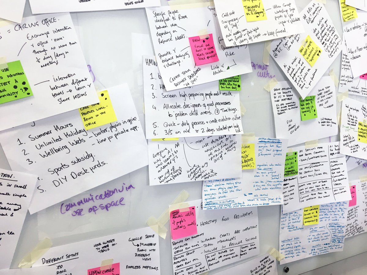 We spent last week continuing to explore the future of work with <a href="/innocent/">innocent drinks</a>. It was a fantastic week packed with innovation, ideas and emerging concepts. What will the future hold?? #innocent #futureofwork #sprint #agile #prototype #ideas #innovation #future
