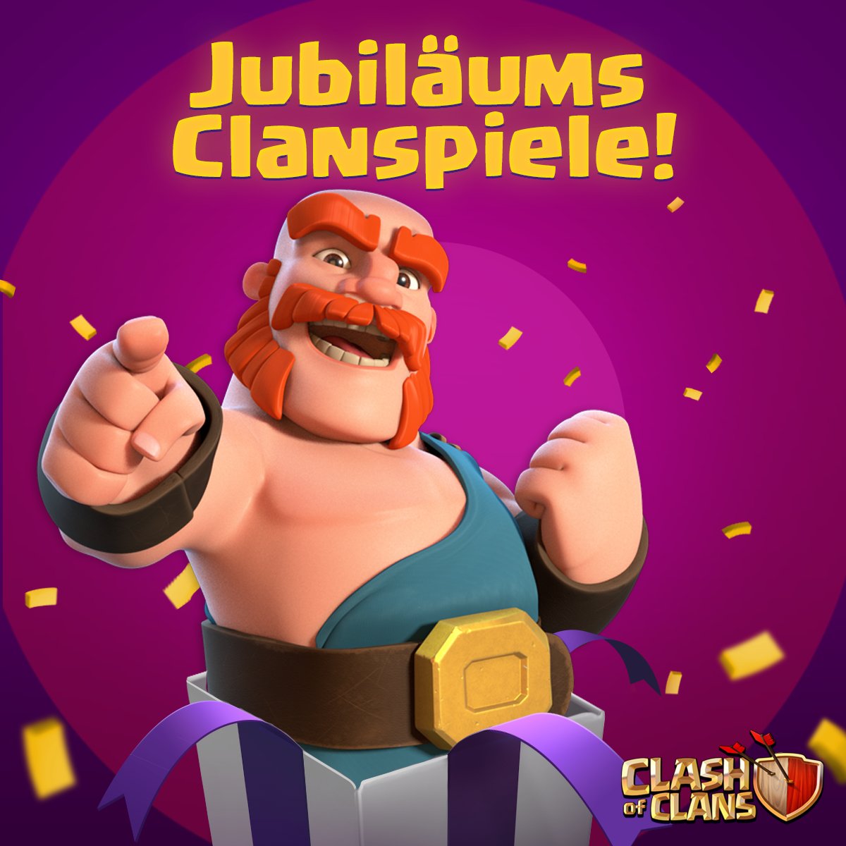 ClashOfClansDE1's tweet photo. Zur Feier des 6. Jahrestag von Clash of Clans gibt es bei diesen Clanspielen doppelte Punkte bei allen Aufgaben!
Viel Spaß! https://t.co/ZFJIFc8ELm