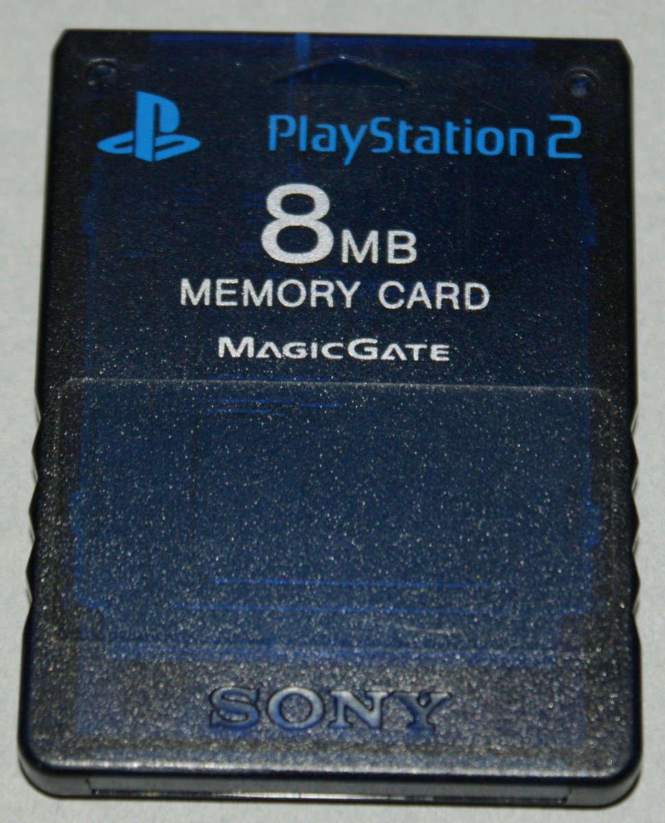 I must admit, I'm a big fan of this Midnight Blue PS2 memory card. Very dark, clear blue. Would love to pick up the console to match it one day! everybitgaming.co.uk/product/1207/m… #seethroughplastic