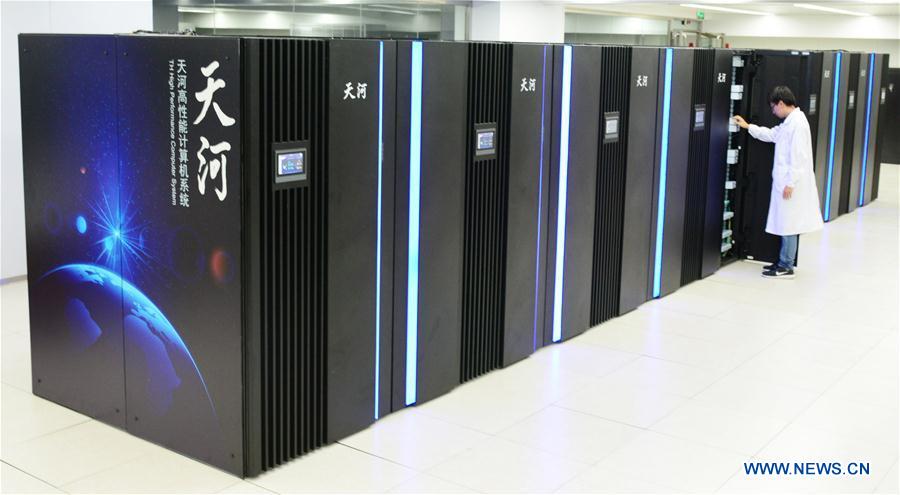 Michael Feldman (@hpc_feldman) on Twitter photo Chinese news agencies are reporting that the prototype of the #exascale #supercomputer Tianhe-3 has been completed. Announcement made by National Supercomputer Center in Tianjin. xinhuanet.com/english/2018-0… #HPC Chinese news agencies are reporting that the prototype of the #exascale #supercomputer Tianhe-3 has been completed. Announcement made by National Supercomputer Center in Tianjin. xinhuanet.com/english/2018-0… #HPC