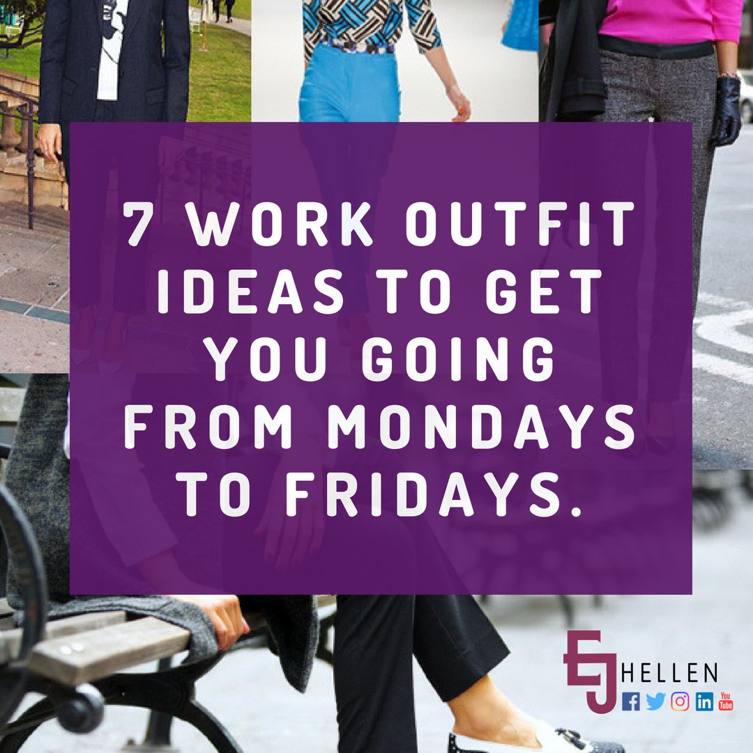EJHellen1's tweet photo. 7 WORK OUTFIT IDEAS TO GET YOU GOING FROM MONDAYS TO FRIDAYS
_____________________________________

What to wear? Easiest way to dress for office or an event; these are outfit looks perfect for all jobs.
_____________________________________
#Thread #EjHellen #WorkOutfit https://t.co/fqyL4vL9Sf