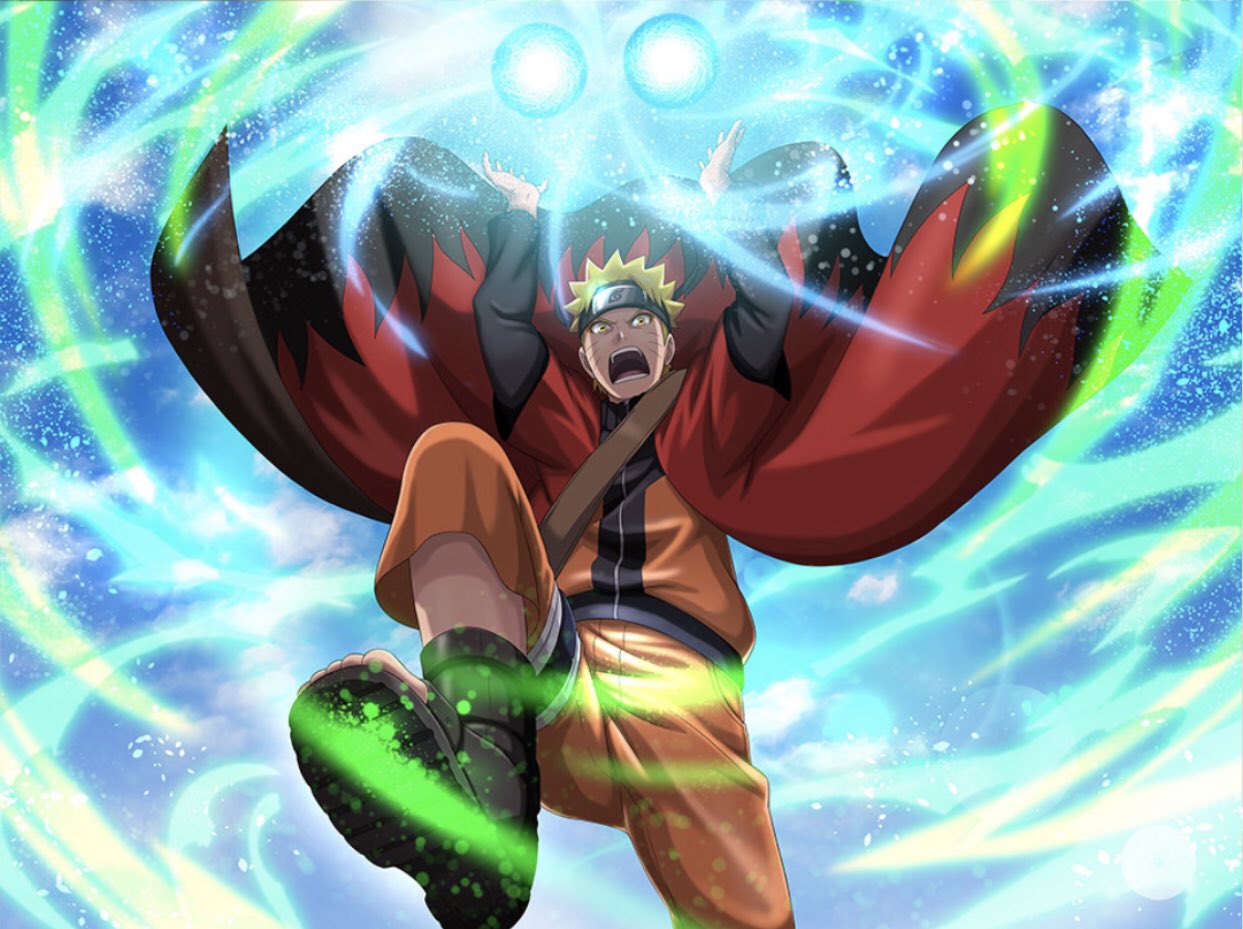 Наруто Sage Mode арт