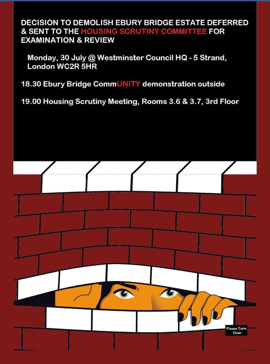 FocusE15's tweet photo. Support Ebury Bridge Estate say No to demolition!!
#saveebury https://t.co/cCJY4hQJza