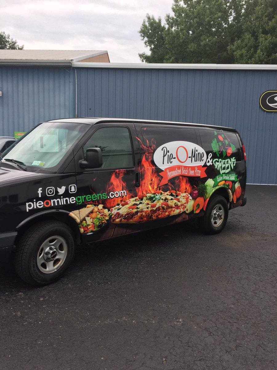 Our new wheels 🥗🍕🙌