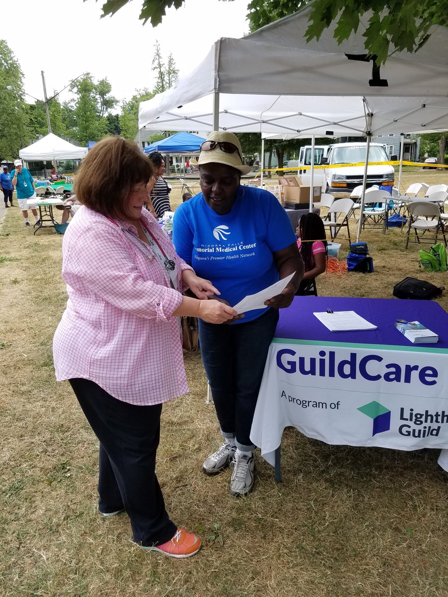pgranados4's tweet photo. GuildCare Niagara Falls at the 12th Annual Gospel Festival and Health Fair sponsored by @NFMemorial Sharing info on vision loss and services avail. #visionloss #adultdayhealthcare @lighthousegld https://t.co/Ad43nc75ld