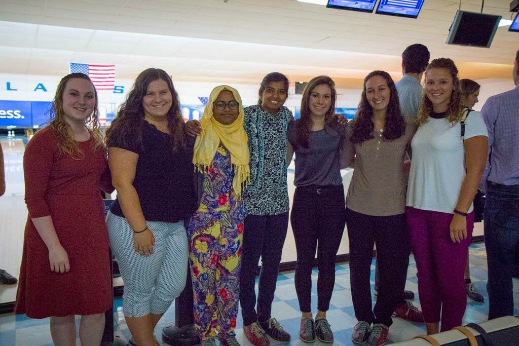 1LECOM's tweet photo. The Erie DO Class of 2022 hit the lanes yesterday for a little fun & bonding before their first official week of classes! π³π #LECOM2022 https://t.co/iSULHI00HD